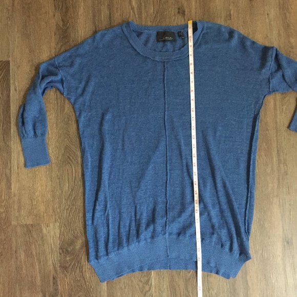 Line Knitwear Linen Blend Thin Sweater - Picture 7 of 8